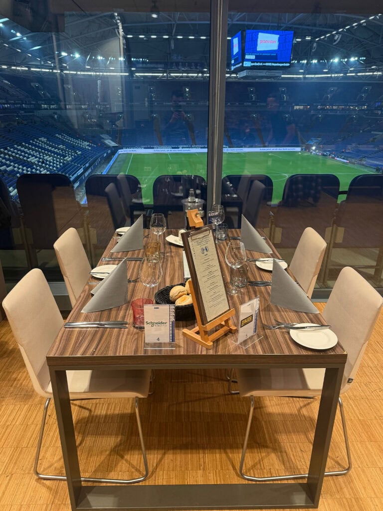 VIP-Bereich und Menü